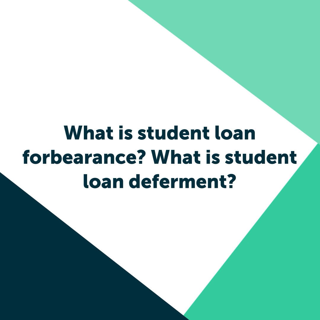 What is student loan forbearance What is student loan deferment-instagram-post